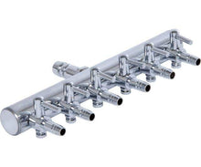 Load image into Gallery viewer, Active Aqua Hydroponics 6-Outlet Active Aqua Metal Air Manifold