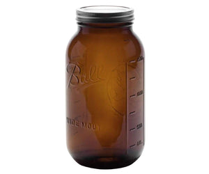 Ball Jar Ball Jar Amber Wide Mouth 64 oz Jars, pack of 2