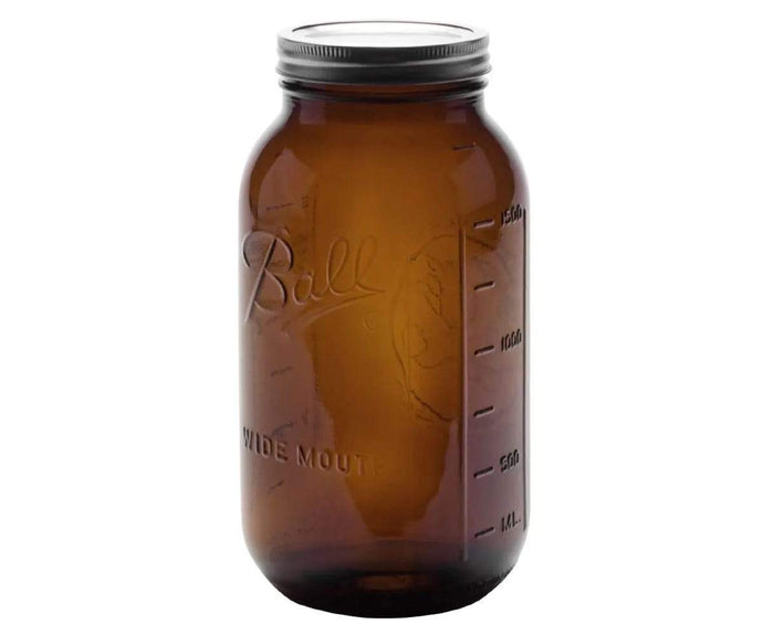 Ball Jar Ball Jar Amber Wide Mouth 64 oz Jars, pack of 2