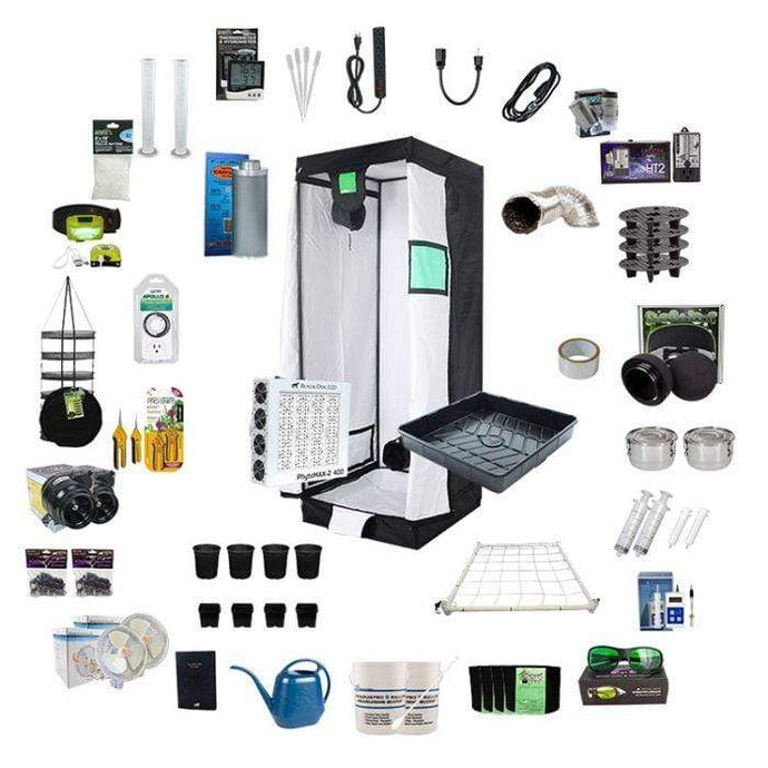 Black Dog LED Grow Light Kit Black Dog LED 3.25' x 3.25' x 6.5' Complete LED Grow Light Kit - PhytoMAX-2 400