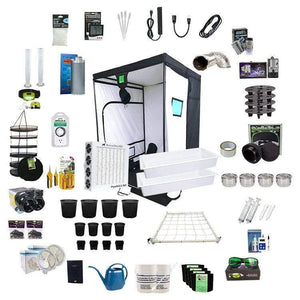 Black Dog LED Grow Light Kit Black Dog LED 5' x 5' x 7.2' Complete LED Grow Light Kit - PhytoMAX-2 800