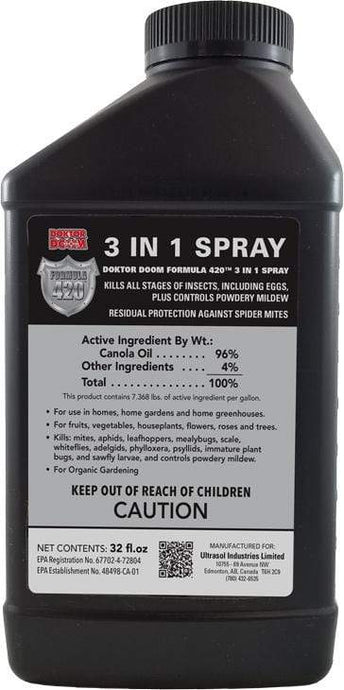 Doktor Doom Doktor Doom Formula 420 3 in 1 Crop Rescue, 1 Quart