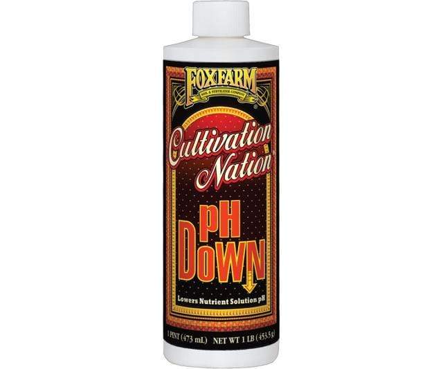 Fox Farm Garden Care 1 Pint Fox Farm Cultivation Nation pH DOWN - case of 12