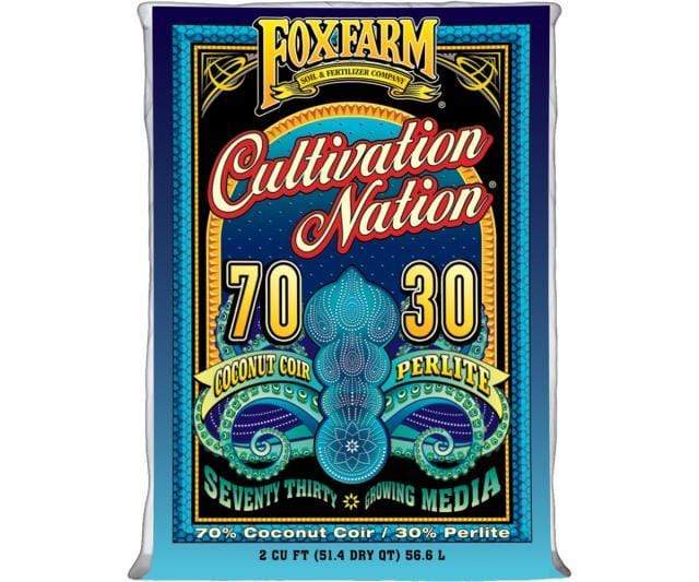 Fox Farm Soils & Containers 2 cu ft Fox Farm Cultivation Nation 70/30 Coconut Coir & Perlite