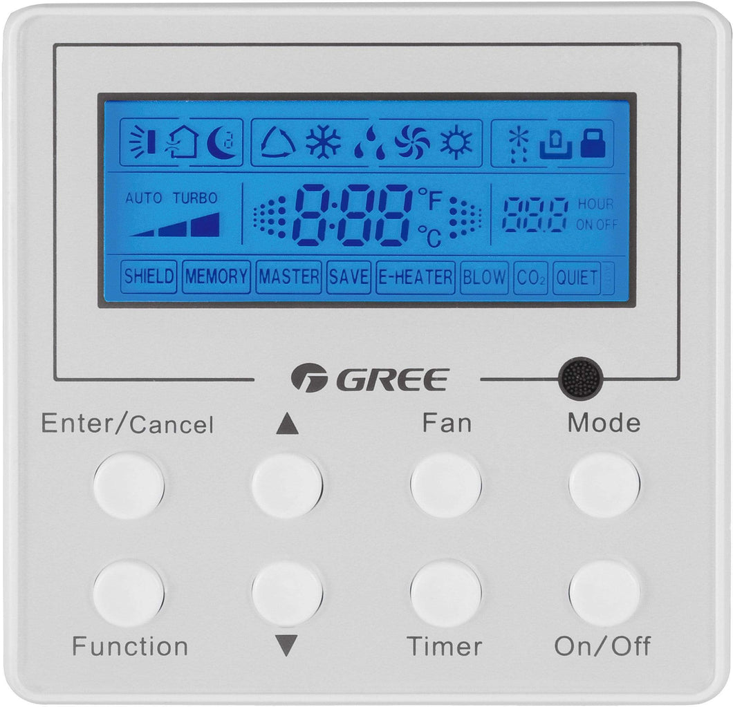 GREE GREE XE71 Wired Controller with Backlight