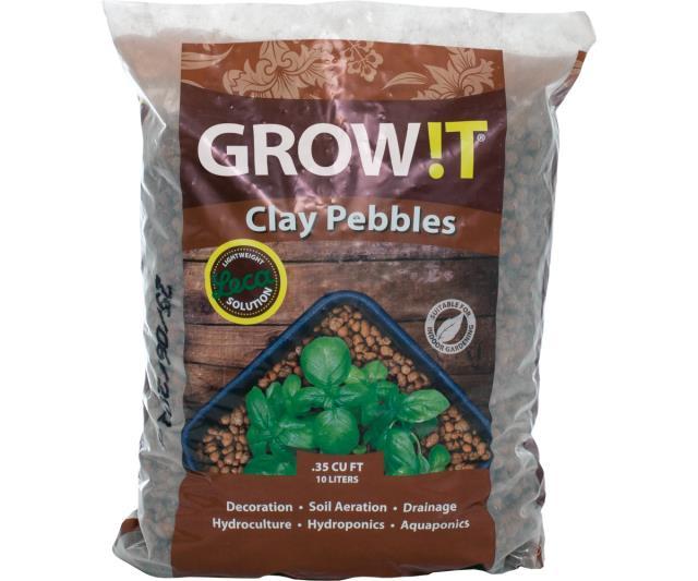 GROW!T Hydroponics GROW!T Clay Pebbles 4mm-16mm