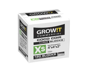 GROW!T Soils & Containers GROW!T Commercial Coco, RapidRIZE Block, case of 10