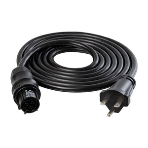 ILuminar Grow Lights 240v ILuminar Wieland Female to Male 15 ft Power Cord for DE & CMH Fixtures, NEMA 5-15 Plug