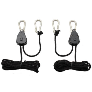 ILuminar Grow Lights Nanolux YO Rope Ratchets 1/8 with Metal Gears