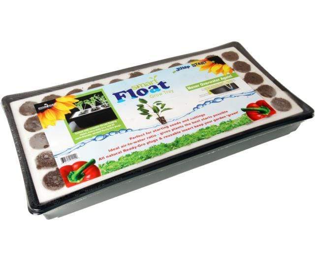 Jump Start Germination Hydrofarm Smart Float Grow Tray with Plugs