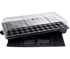 Jump Start Germination Jump Start Germination Station w/Heat Mat, Tray, 72-Cell Pack, 2" Dome
