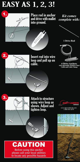 Saturday Solution Greenhouses Garden Care Saturday Solution 2 Piece Ground Anchor Kit