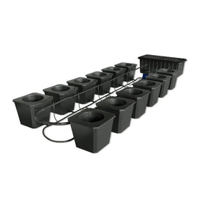 Super Closet Hydroponics 12 Site System - $1295.00 Super Closet Bubble Flow Buckets Hydroponic Grow System
