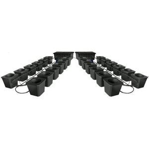 Super Closet Hydroponics 24 Site System - $2395.00 Super Closet Bubble Flow Buckets Hydroponic Grow System